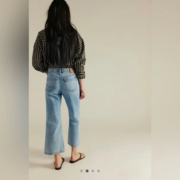 We The Free Sunny Afternoon Ankle Flare Jeans NWOT Size: 31 Color: Lazing About - Picture 2 of 6